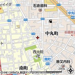 東京都板橋区中丸町39周辺の地図