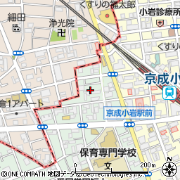 東京都江戸川区西小岩5丁目18周辺の地図