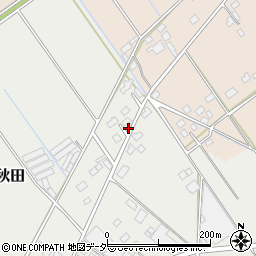 千葉県旭市秋田1420-1周辺の地図