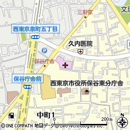 西東京市スポーツセンター周辺の地図