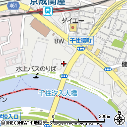 東京都足立区千住曙町41周辺の地図