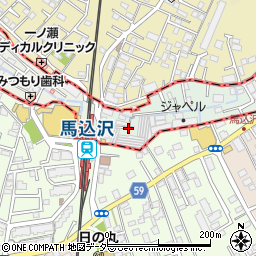 有限会社馬込沢駅前駐車場周辺の地図