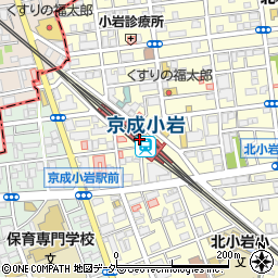 京成小岩駅 東京都江戸川区 駅 路線図から地図を検索 マピオン