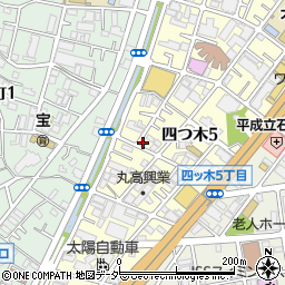 東京都葛飾区四つ木5丁目12-8周辺の地図