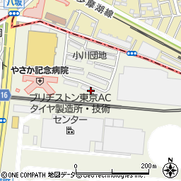 小川団地５号棟周辺の地図