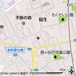 東京都福生市福生2237-43周辺の地図
