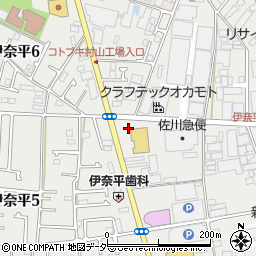 東京都武蔵村山市伊奈平2丁目62周辺の地図