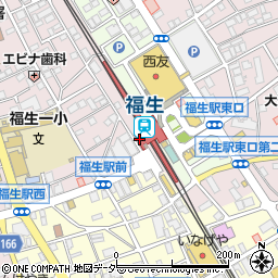 東京都福生市福生773周辺の地図