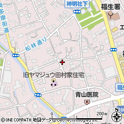 東京都福生市福生1145周辺の地図