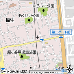東京都福生市福生2222-4周辺の地図