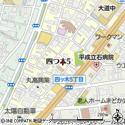 東京都葛飾区四つ木5丁目13-12周辺の地図