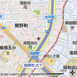 東京都板橋区熊野町14周辺の地図