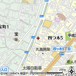 東京都葛飾区四つ木5丁目11-8周辺の地図