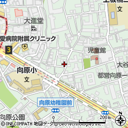 東京都板橋区向原周辺の地図