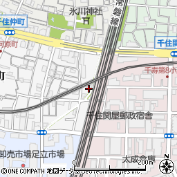 東京都足立区千住河原町48周辺の地図