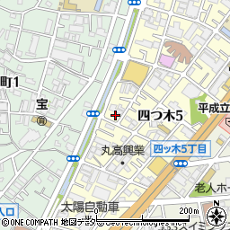 東京都葛飾区四つ木5丁目11-6周辺の地図