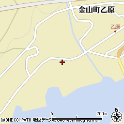 乙原公衆トイレ周辺の地図