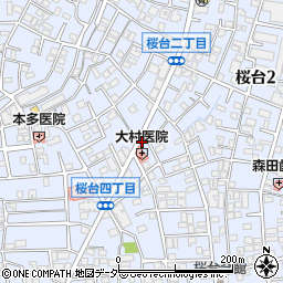 大口時計店周辺の地図