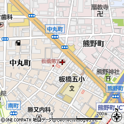 東京都板橋区中丸町29周辺の地図