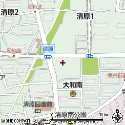 東京都東大和市清原4丁目1370周辺の地図