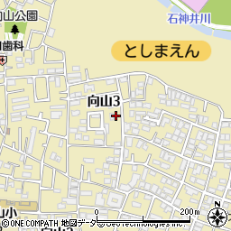 東京都練馬区向山3丁目周辺の地図