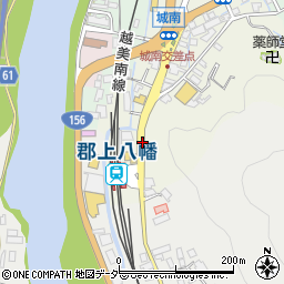 八幡駅前周辺の地図
