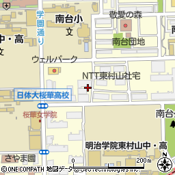 「NTTグループ」ウエリスオリーブ東村山富士見町周辺の地図