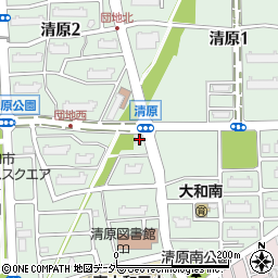 東京都東大和市清原4丁目1312-6周辺の地図