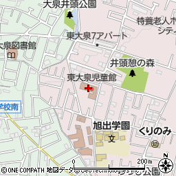 東大泉児童館周辺の地図