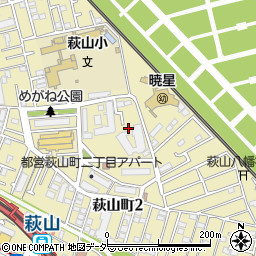 東京都東村山市萩山町周辺の地図