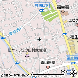 東京都福生市福生1146周辺の地図