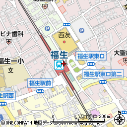 東京都福生市東町4-11周辺の地図