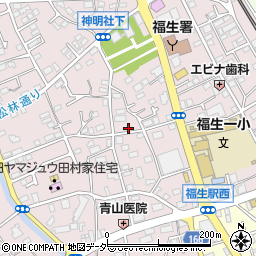 東京都福生市福生1126周辺の地図