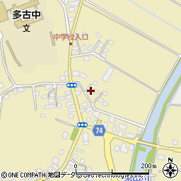 千葉県香取郡多古町多古190周辺の地図