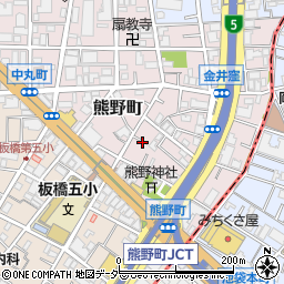 東京都板橋区熊野町12周辺の地図