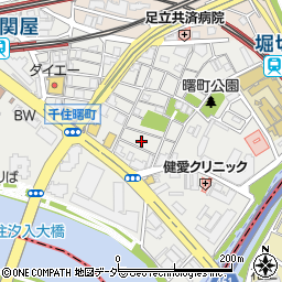 東京都足立区千住曙町24周辺の地図