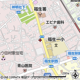 東京都福生市福生1102周辺の地図