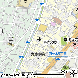 東京都葛飾区四つ木5丁目11-4周辺の地図