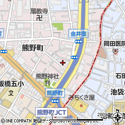東京都板橋区熊野町15周辺の地図
