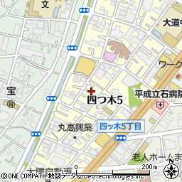 東京都葛飾区四つ木5丁目12-13周辺の地図