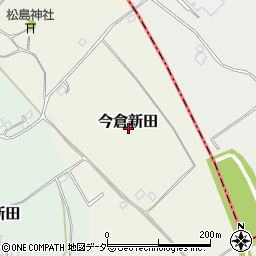 千葉県印旛郡酒々井町今倉新田周辺の地図