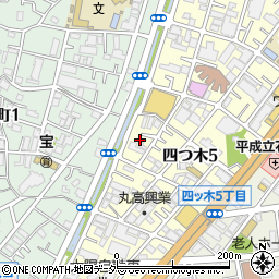 東京都葛飾区四つ木5丁目11周辺の地図
