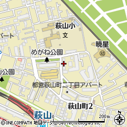 萩山ハウス周辺の地図