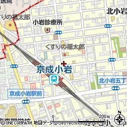 ASTRO PIZZA 京成小岩店周辺の地図