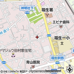 東京都福生市福生1123周辺の地図