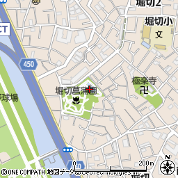 堀切菖蒲園トイレ２周辺の地図