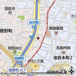 東京都板橋区熊野町6周辺の地図