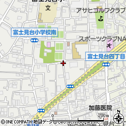 東京都練馬区富士見台4丁目周辺の地図