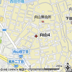 東京都練馬区向山4丁目周辺の地図