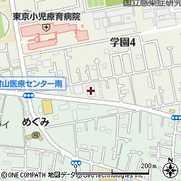日本ビソー多摩支店Ｂ棟周辺の地図